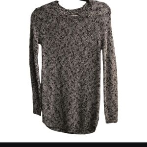 SO Black and White Knit Sweater. Size small. Long sleeve